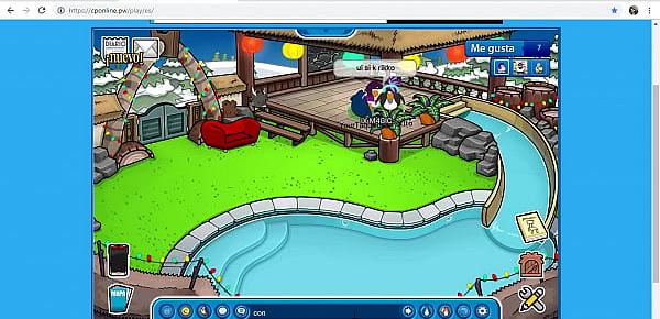  Perra bastarda culea en Club Penguin